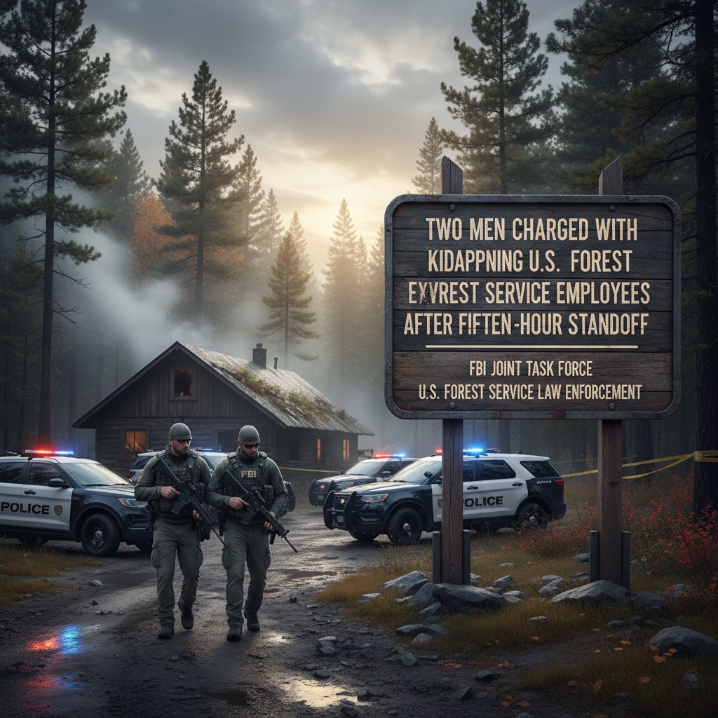Two Men Charged With Kidnapping U.S. Forest Service Employees After Fifteen-Hour Standoff