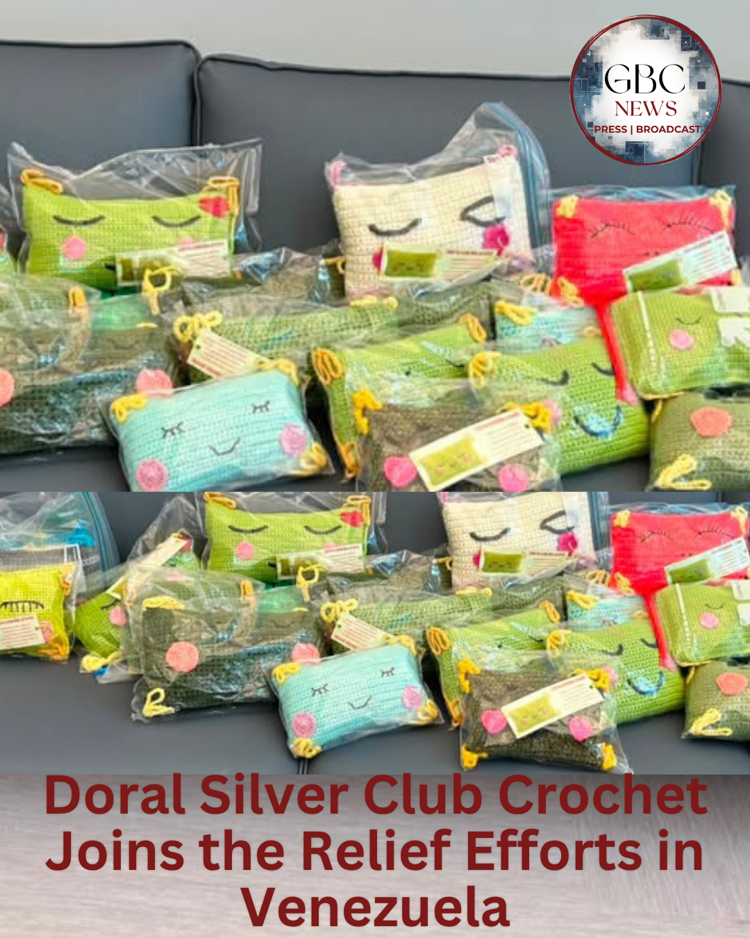 Doral Silver Club Crochet Joins the Relief Efforts in Venezuela