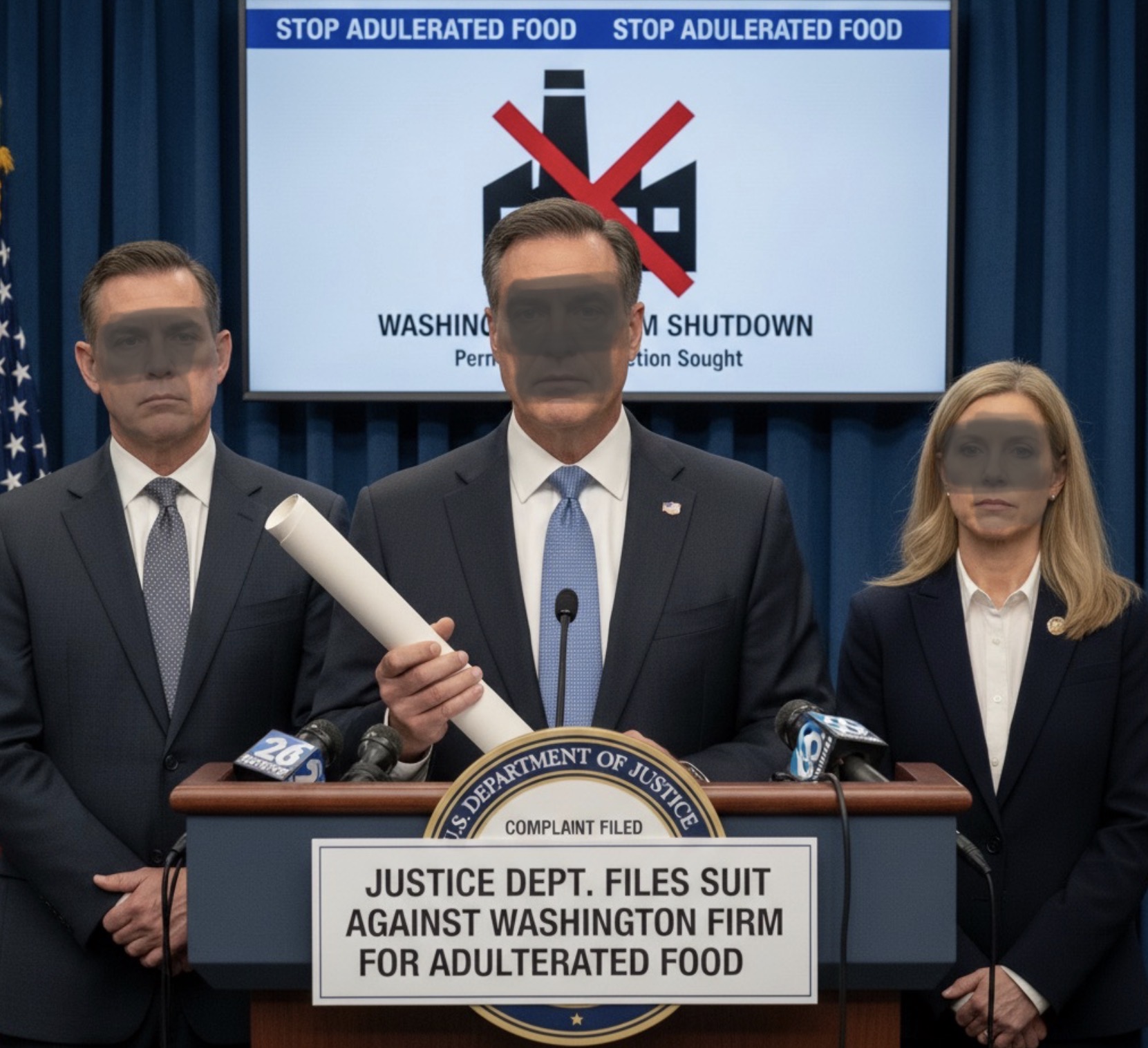 Justice Department Files Complaint to Stop Washington Firm from Manufacturing and Selling Adulterated Food Products