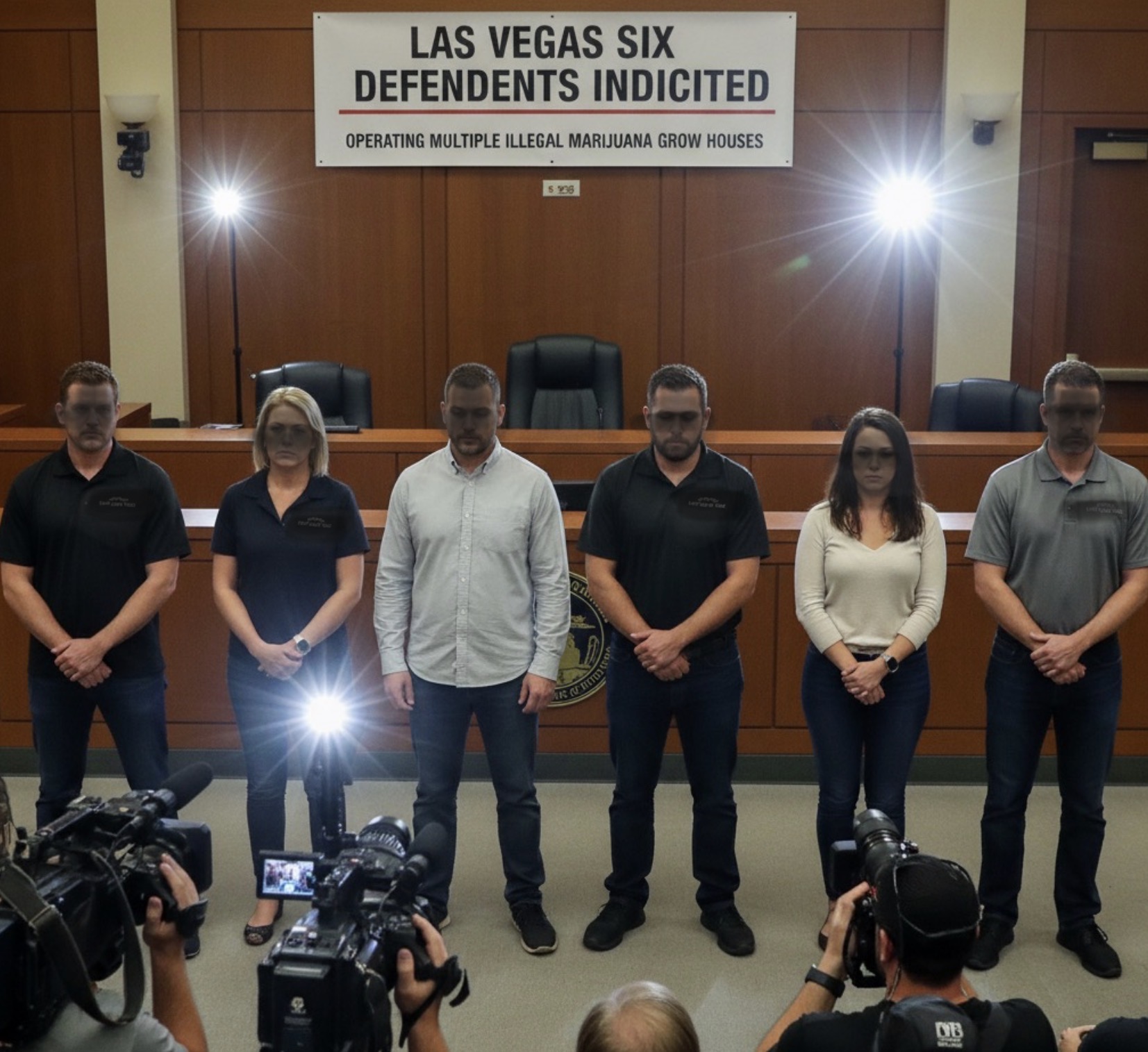 Six Defendants Indicted for Operating Multiple Illegal Marijuana Grow Houses