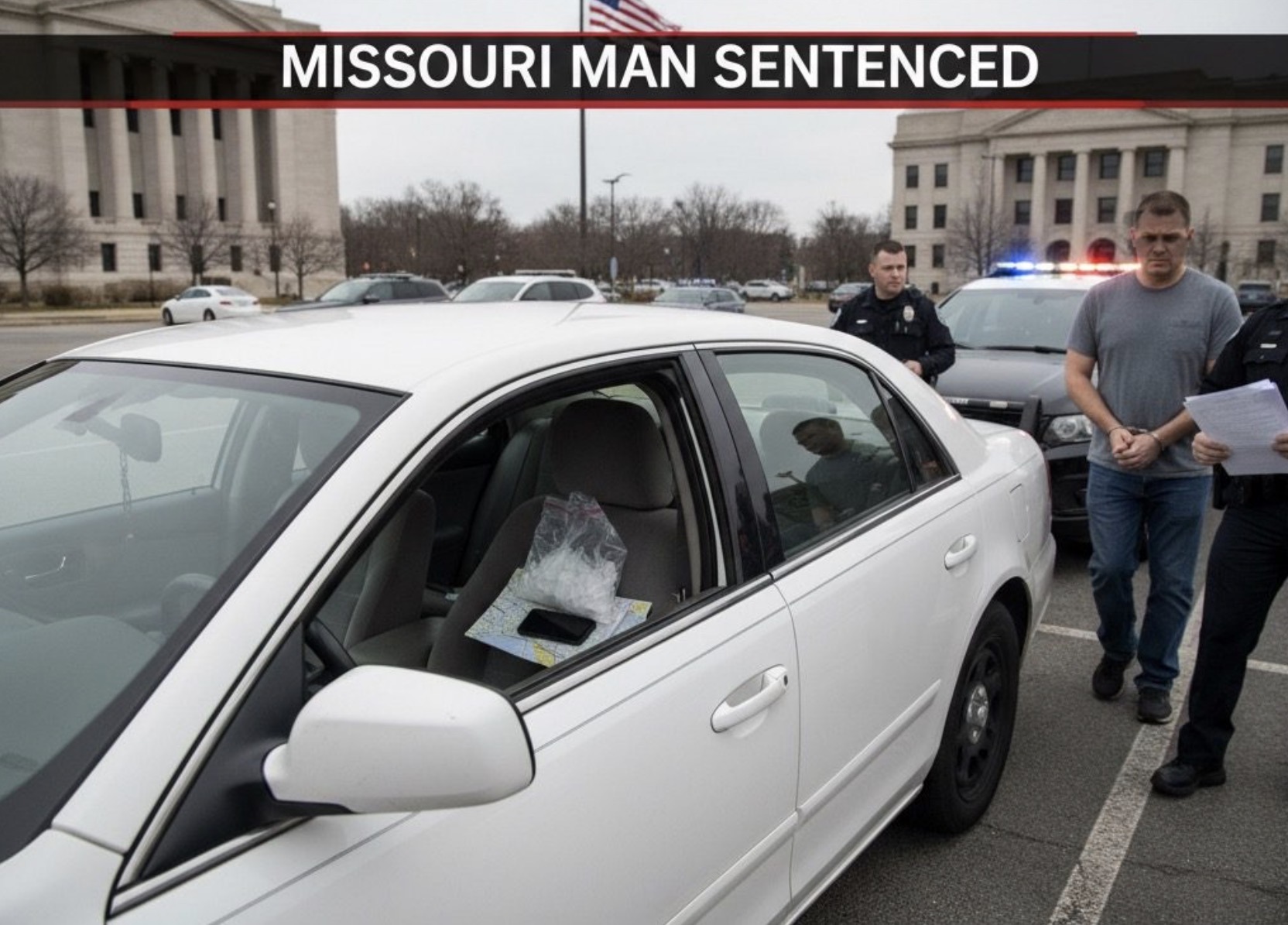 Missouri Man Who Had Methamphetamine in Rental Car Sentenced to Prison