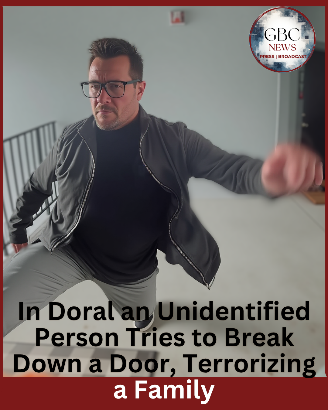 In Doral, an Unidentified Person Tries to Break Down a Door, Terrorizing a Family
