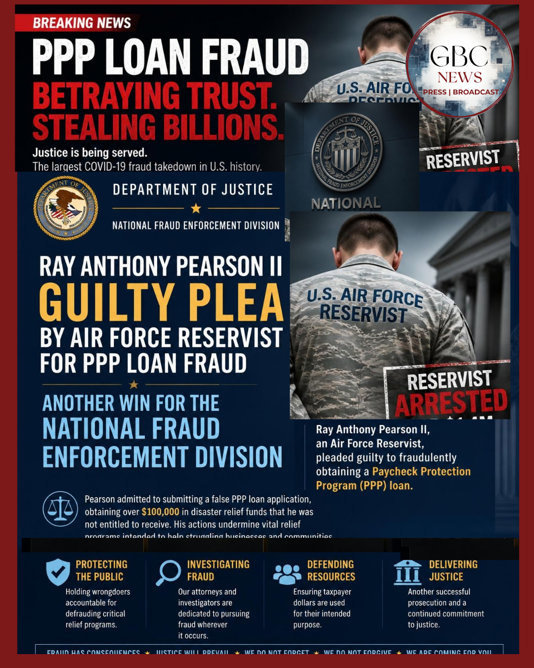 Guilty Plea by Air Force Reservist for PPP Loan Fraud is Another Win for National Fraud Enforcement Division