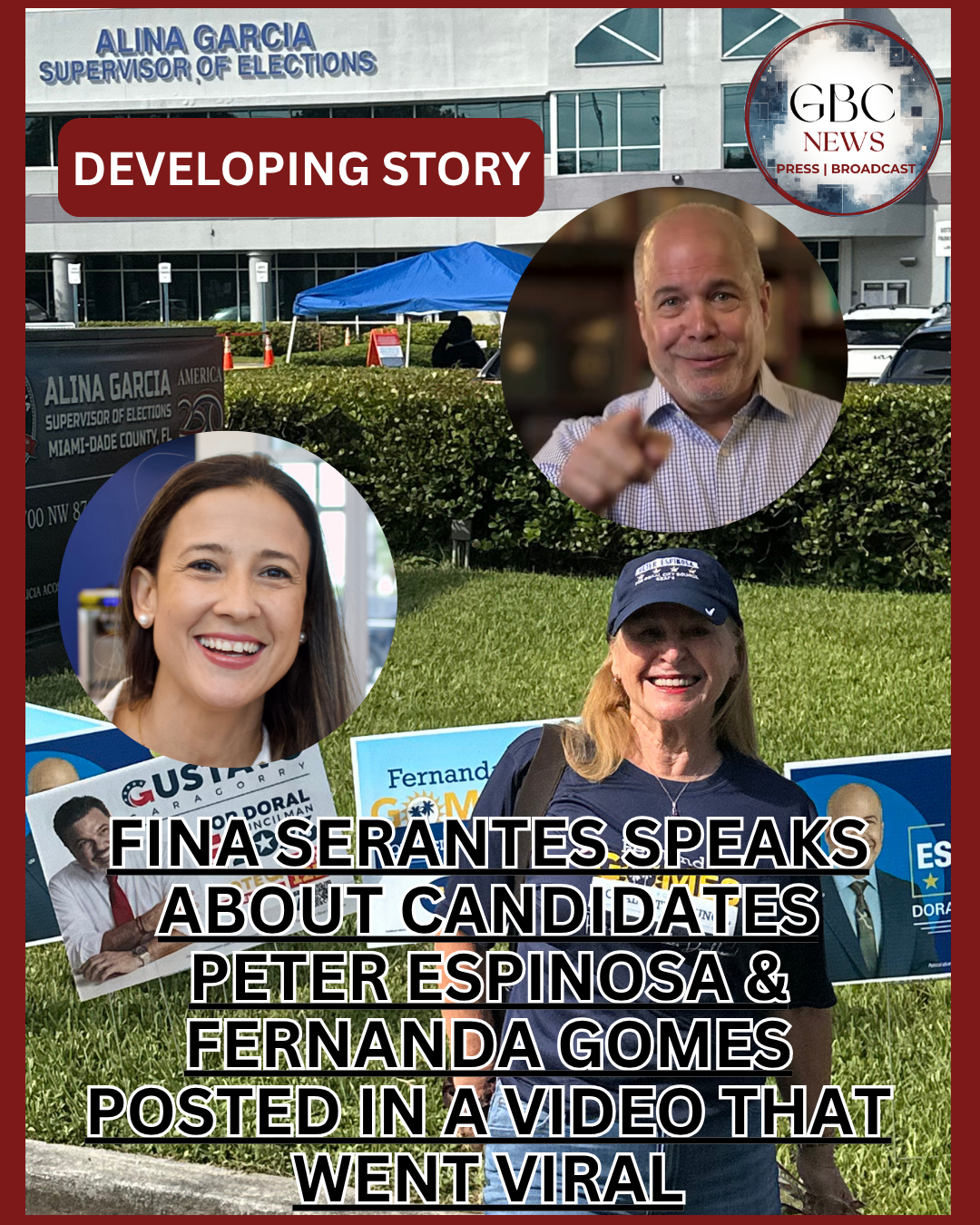 Fina Serantes Speaks About Candidates Peter Espinosa and Fernanda Gomes Posted In a Video that Went Viral