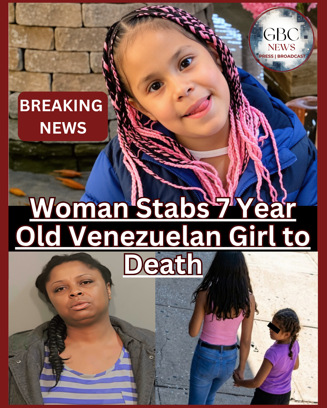Woman Stabs 7-year-old Venezuelan Girl to Death