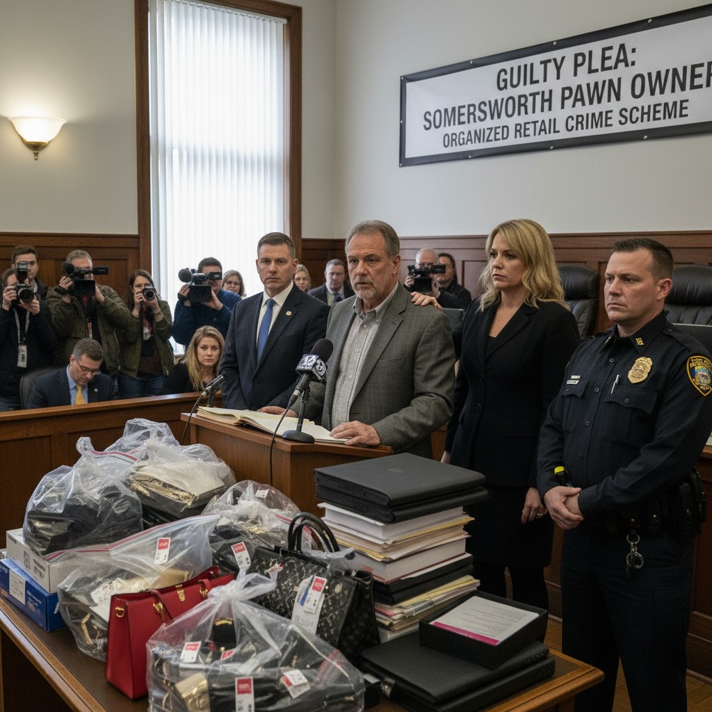 Owner of Somersworth Pawn Shop Pleads Guilty to Transporting Stolen Property in Organized Retail Crime Scheme